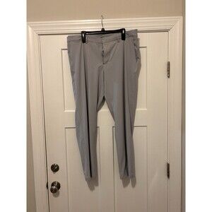 Nike Golf Pants Mens 38 X 30 Gray Flat Front Performance Stretch Waist Standard